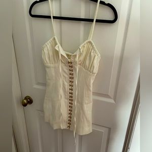 Bondycon meshki corset “lace-up” dress- never worn, no tags